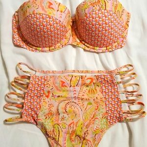 Victoria Secret strapless DD bikini